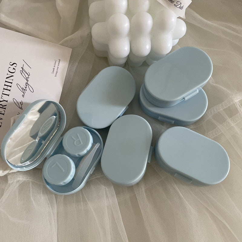 Cream Color Series with Mirror Colored Contact Lens Case