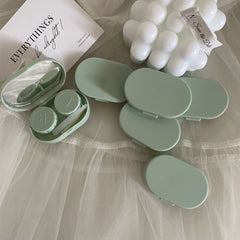 Cream Color Series with Mirror Colored Contact Lens Case