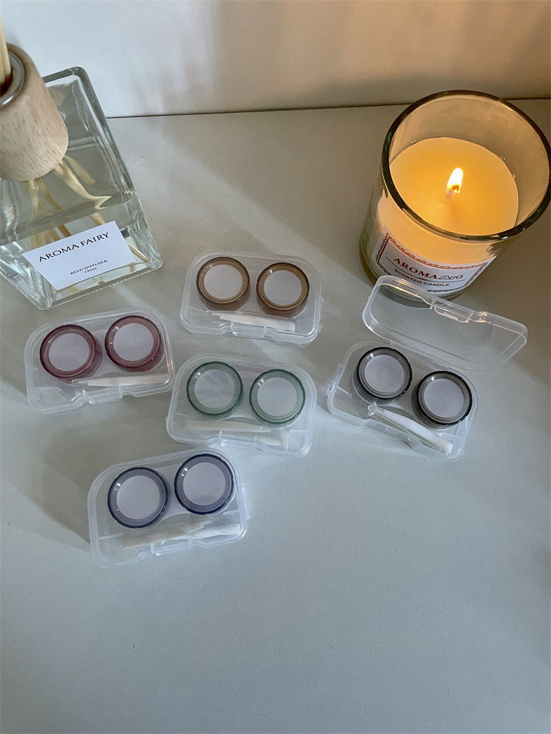 Small Minority Colored Contact Lens Case