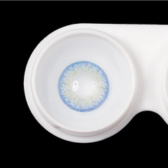 Wildcat Blue Prescription Coloured Contact Lenses