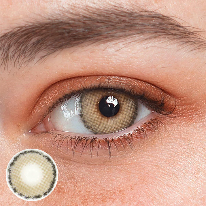 Astrea Brown Prescription Coloured Contact Lenses