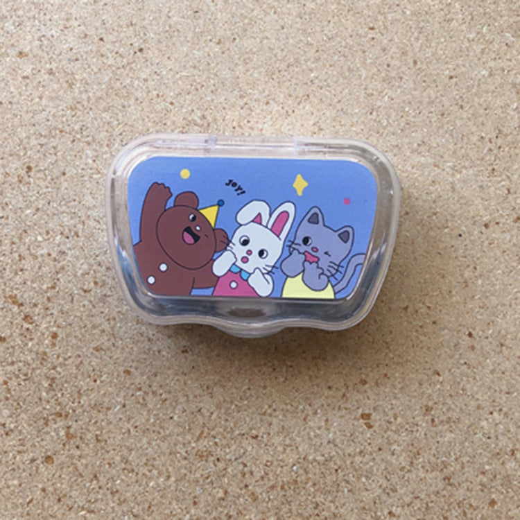 Cute Cartoon Colored Contact Lens Case