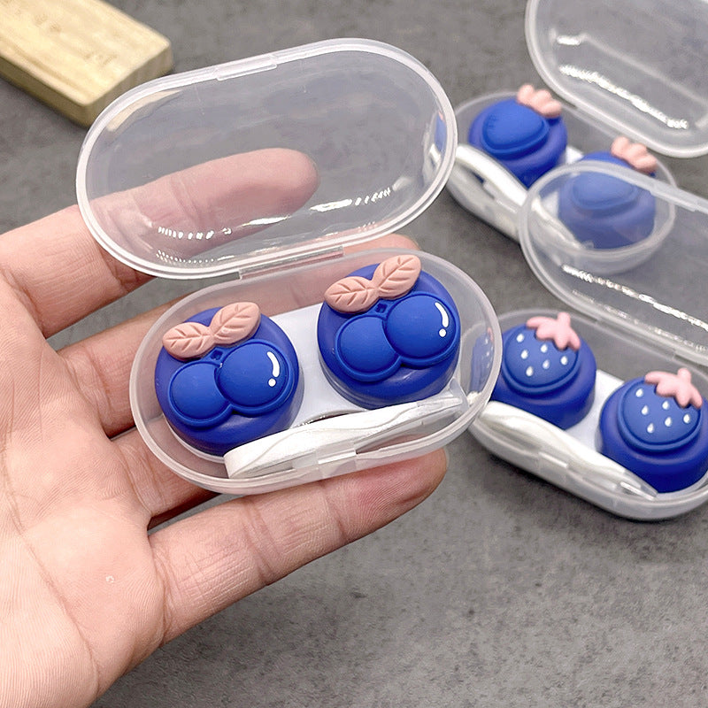 Cute Fruit Colored Contact Lens Case