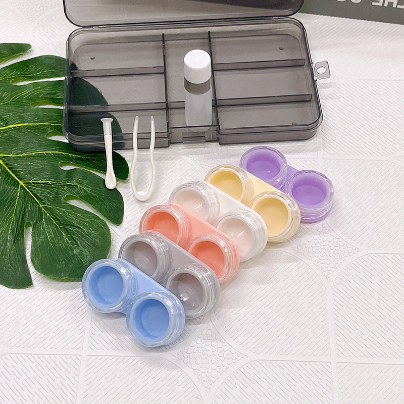 6 Pairs Colored Contact Lens Case