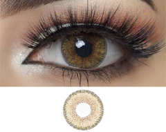 Natural Avela Brown Coloured Contact Lenses