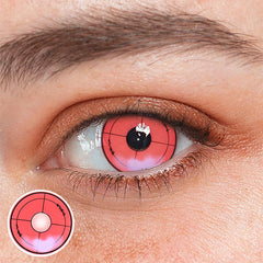 Cosplay Red Violet Coloured Contact Lenses