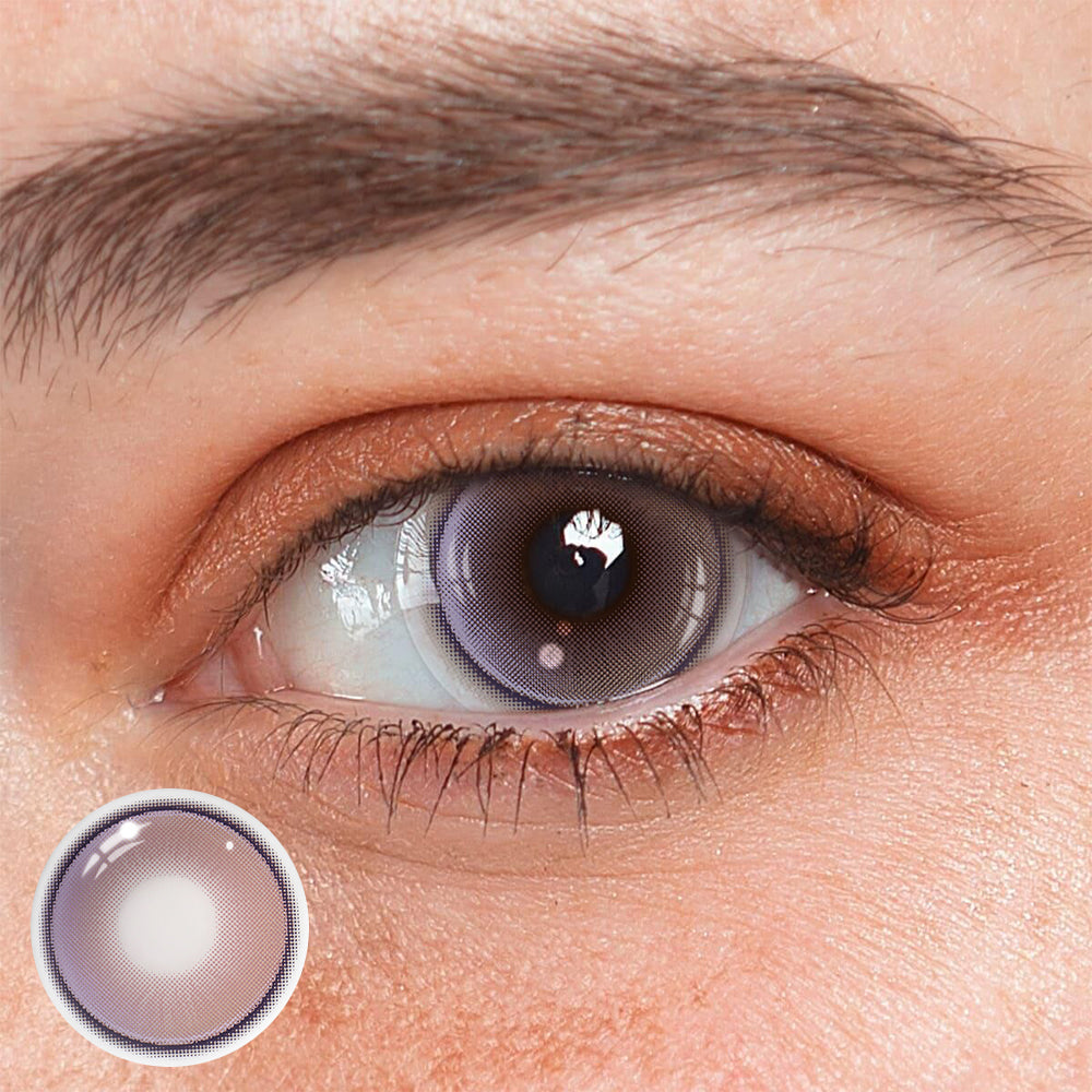 Aura Purple Coloured Contact Lenses