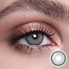 Vela Grey Prescription Coloured Contact Lenses