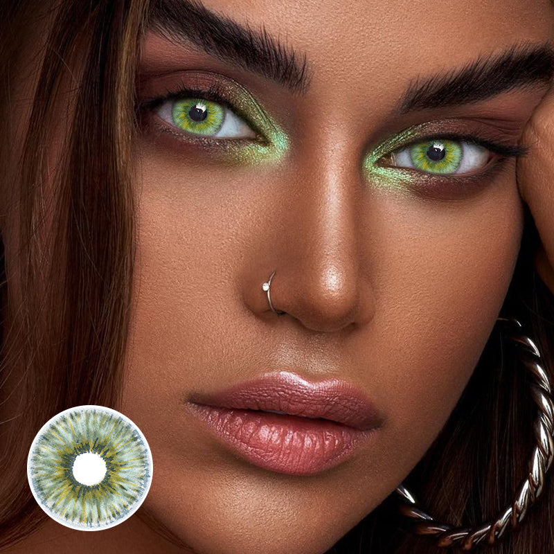 New York Green Coloured Contact Lenses