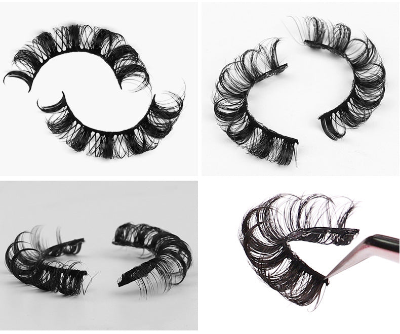 DD European and American Thick 10 Piece Mink Hair Eyelashes