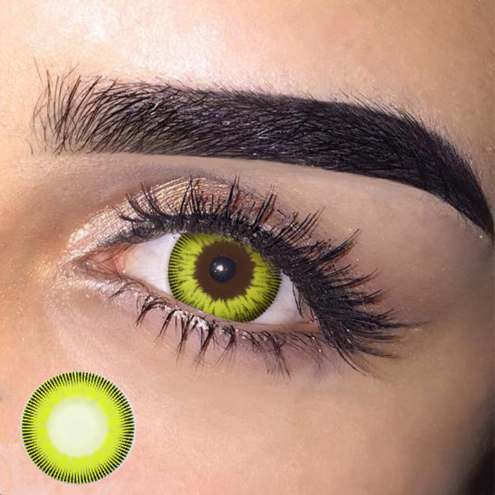 Alsephina Yellow Coloured Contact Lenses