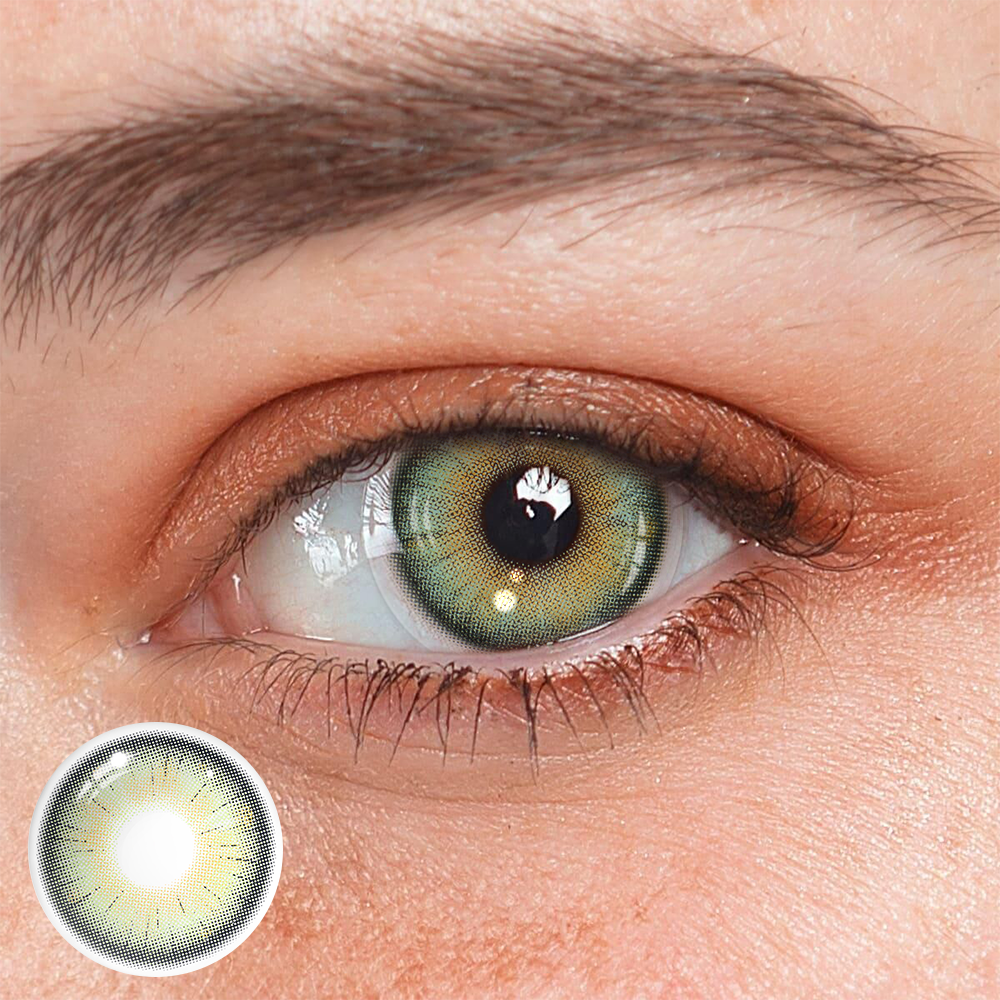 Coral Jade Green Coloured Contact Lenses