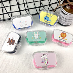 Cute Cartoon Colored Contact Lens Case