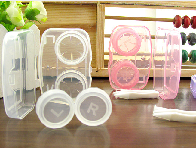 Transparent Multicolor Colored Lens Case