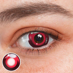 Cosplay Agate Red Coloured Contact Lenses