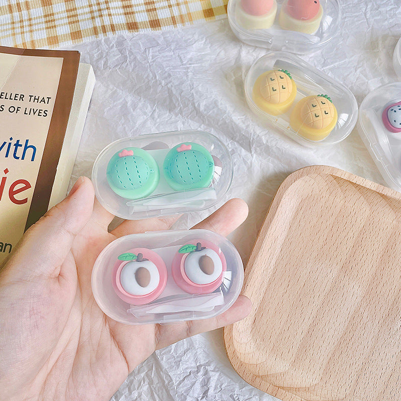 Cute Fruit Colored Contact Lens Case