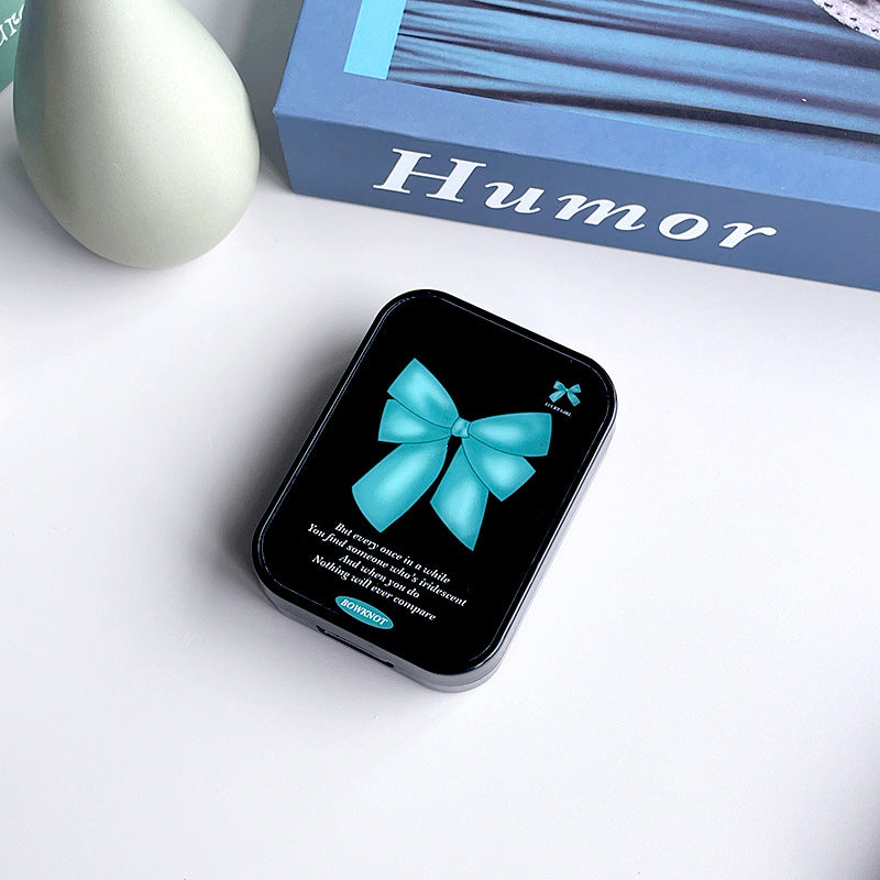 Minimalist Bowknot Colored Contact Lens Case