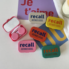 Summer Idle Style Colored Contact Lens Case