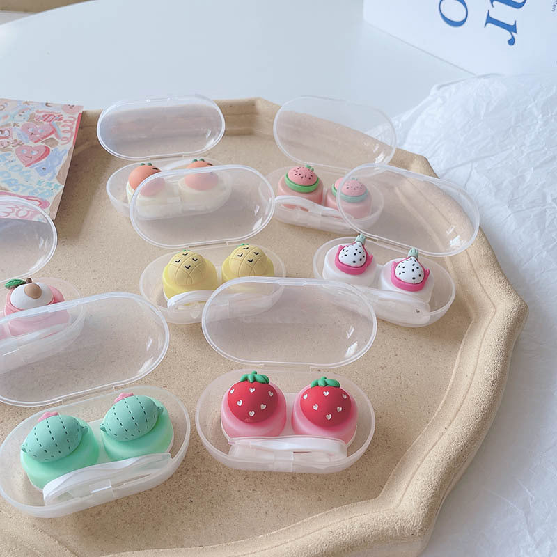 Cute Fruit Colored Contact Lens Case