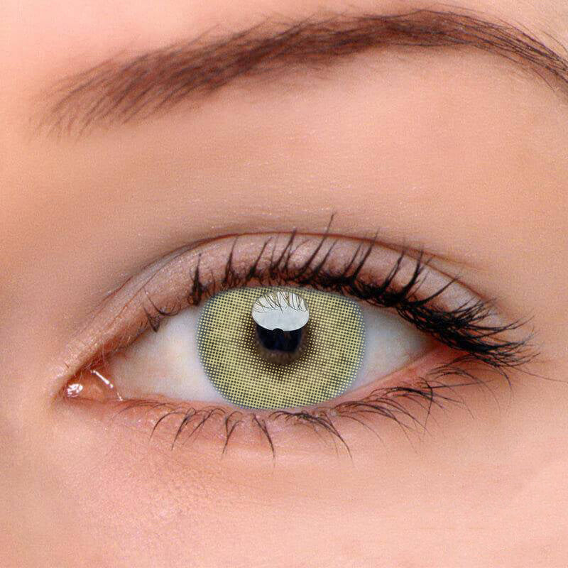 Matte Green Coloured Contact Lenses