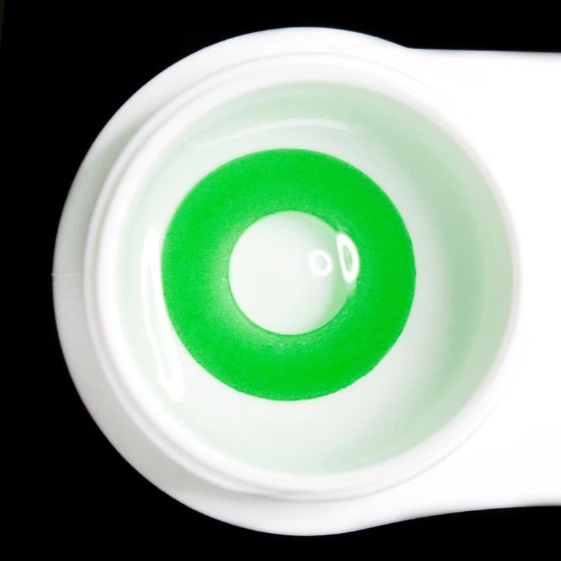 Halloween Greenout Coloured Contact Lenses