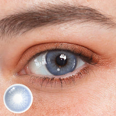 Claudina Blue Coloured Contact Lenses