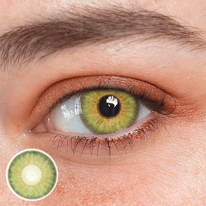 Elida Green Coloured Contact Lenses