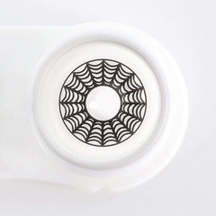 Halloween SpiderWeb White Coloured Contact Lenses