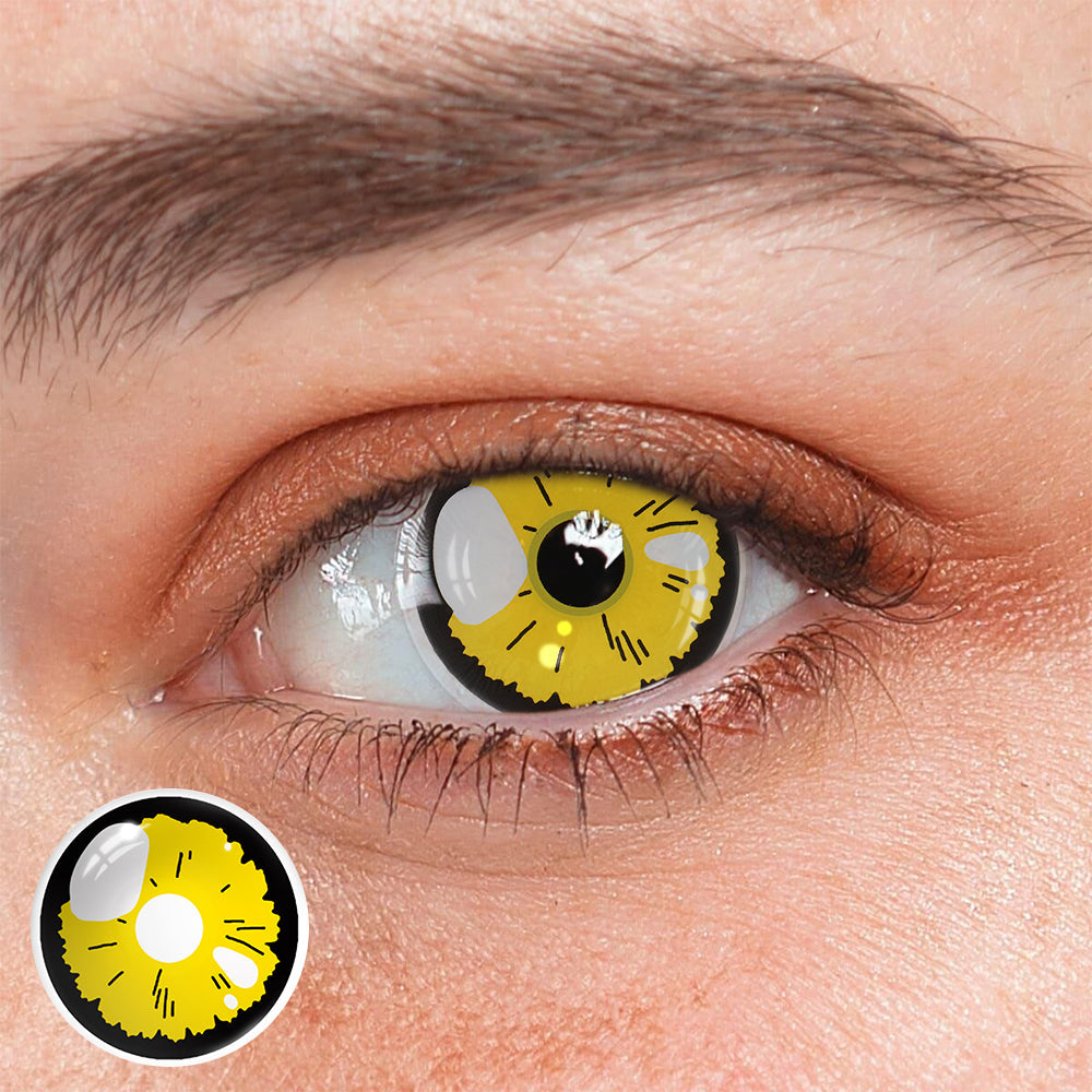 Cosplay Lobelia Veronica Yellow Coloured Contact Lenses