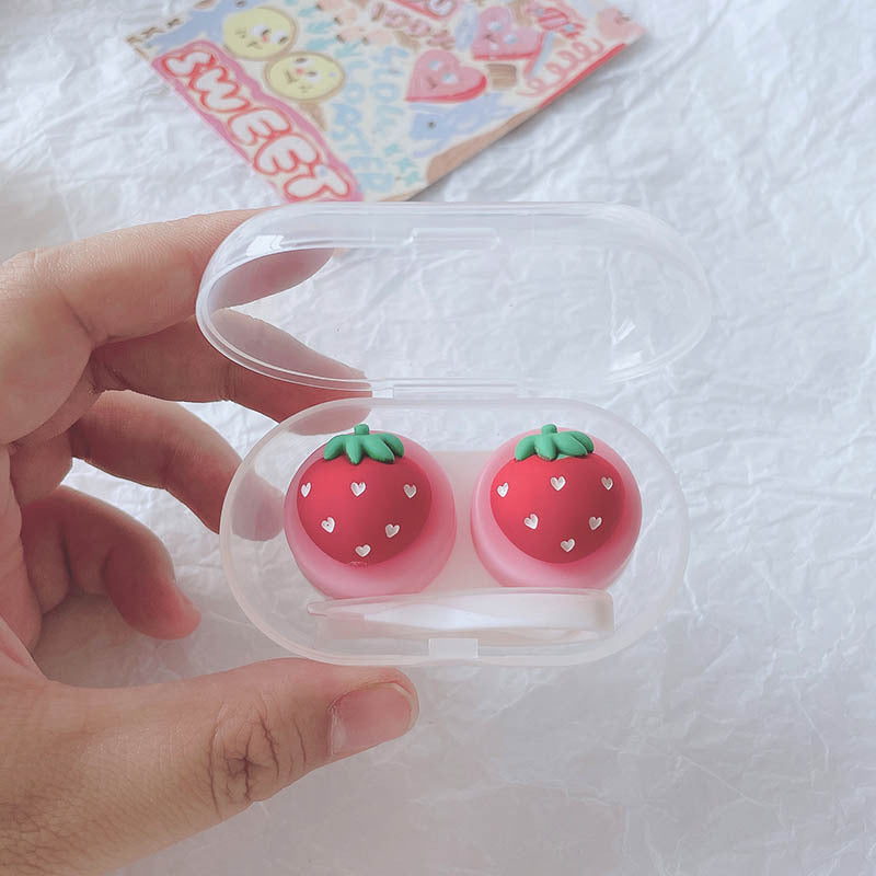 Cute Fruit Colored Contact Lens Case