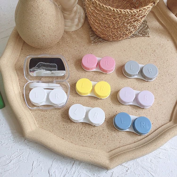 Cute Cartoon Colored Contact Lens Case