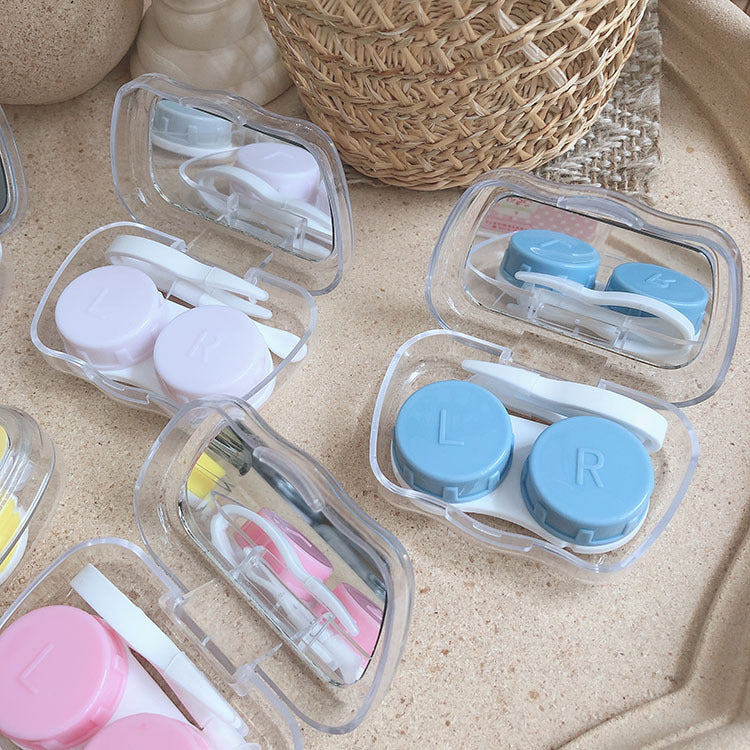 Cute Cartoon Colored Contact Lens Case