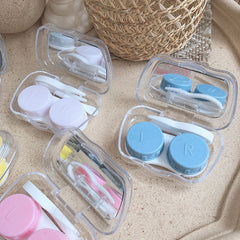 Cute Cartoon Colored Contact Lens Case