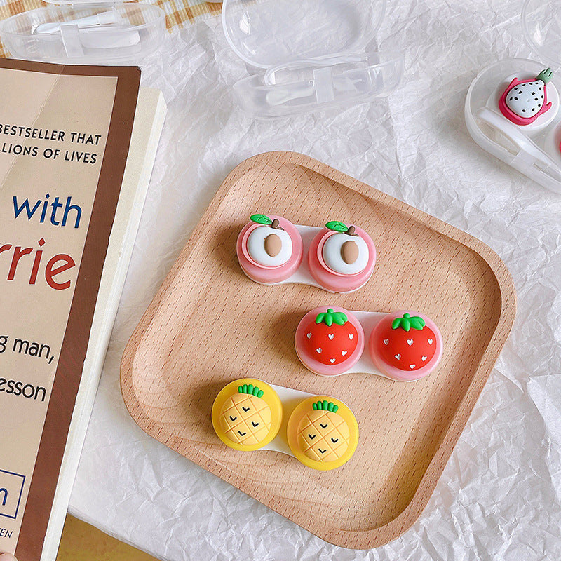 Cute Fruit Colored Contact Lens Case