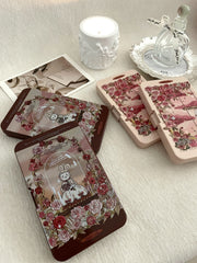 Rose Rabbit Garden Colored Contact Lens Case