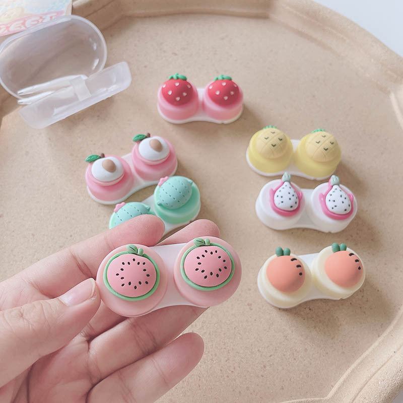 Cute Fruit Colored Contact Lens Case