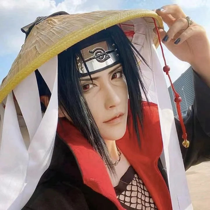 Cosplay NARUTO Mangikiu Shalingan Red Prescription Coloured Contact Lenses