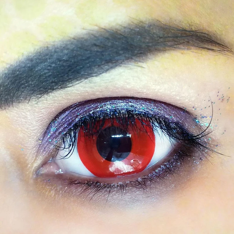 Halloween Redout Prescription Coloured Contact Lenses