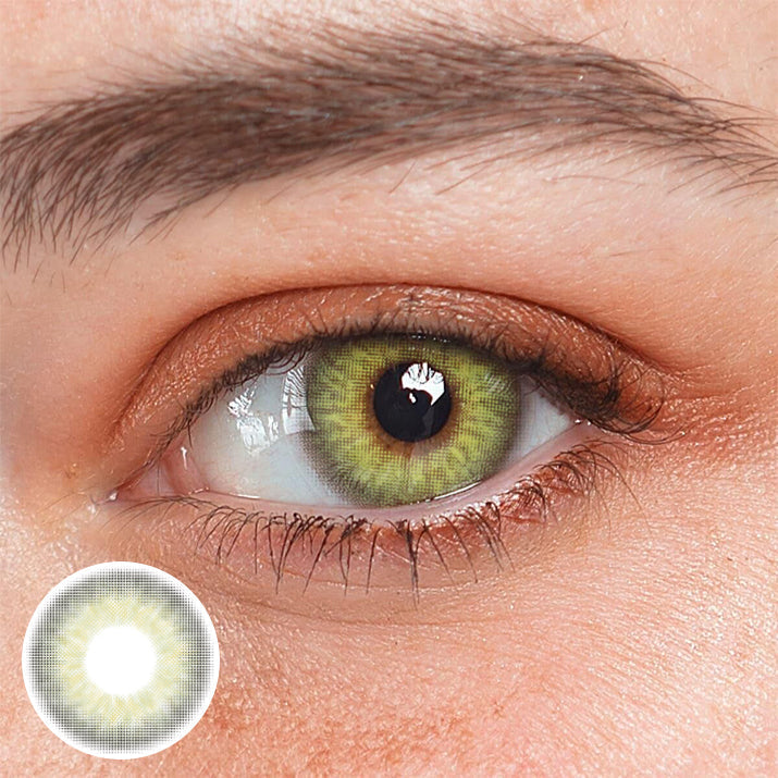 Thetis Green Prescription Coloured Contact Lenses