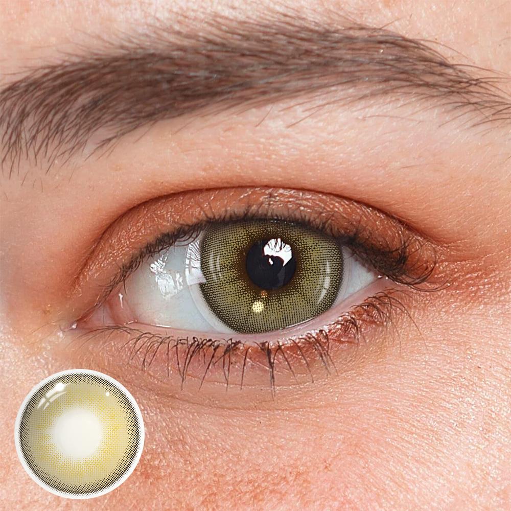 Butter Brown Coloured Contact Lenses