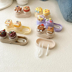 Cute Cartoon Colored Contact Lens Case