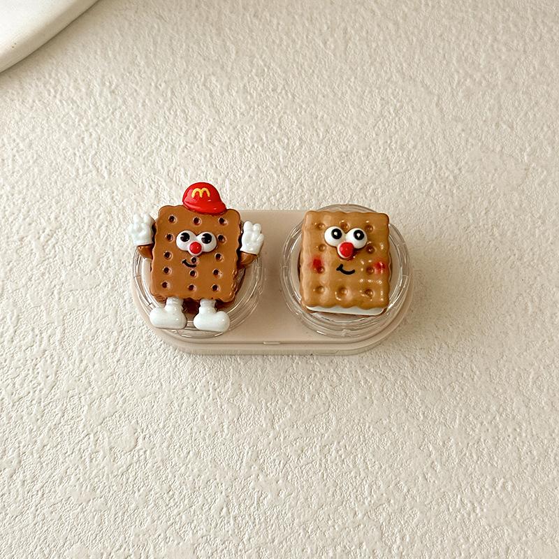 Cute Cartoon Colored Contact Lens Case