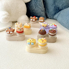 Cute Cartoon Colored Contact Lens Case