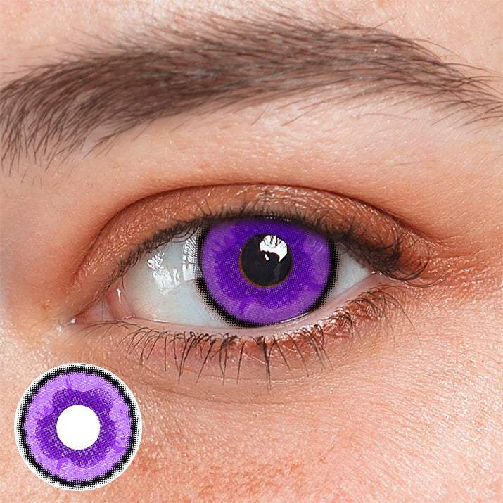 Cosplay Demon Slayer Purple Coloured Contact Lenses