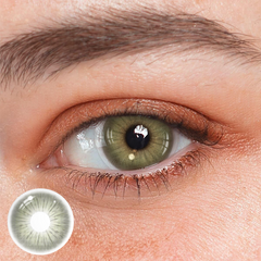 Claudina Oil Green Coloured Contact Lenses