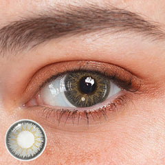 Zircon Gray Prescription Coloured Contact Lenses