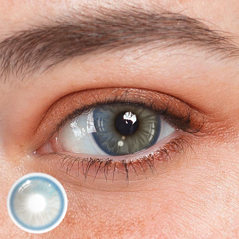 Pina Blue Coloured Contact Lenses