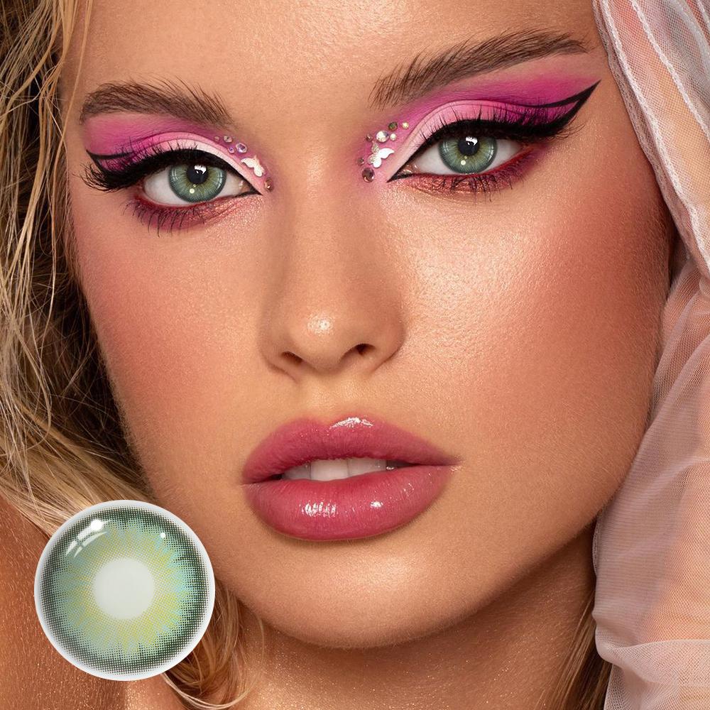 Ariel Green Coloured Contact Lenses