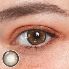 Kohaku Brown Prescription Coloured Contact Lenses