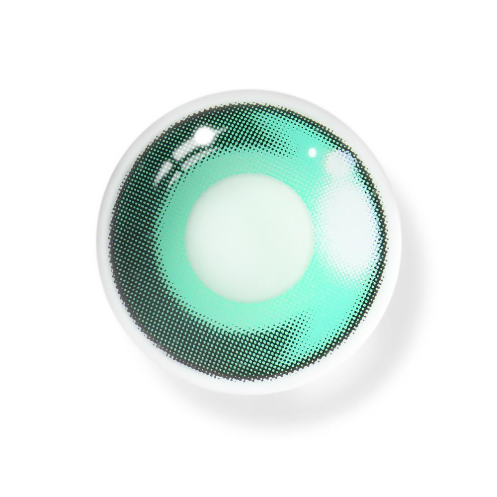 Cosplay Agate	Green Coloured Contact Lenses